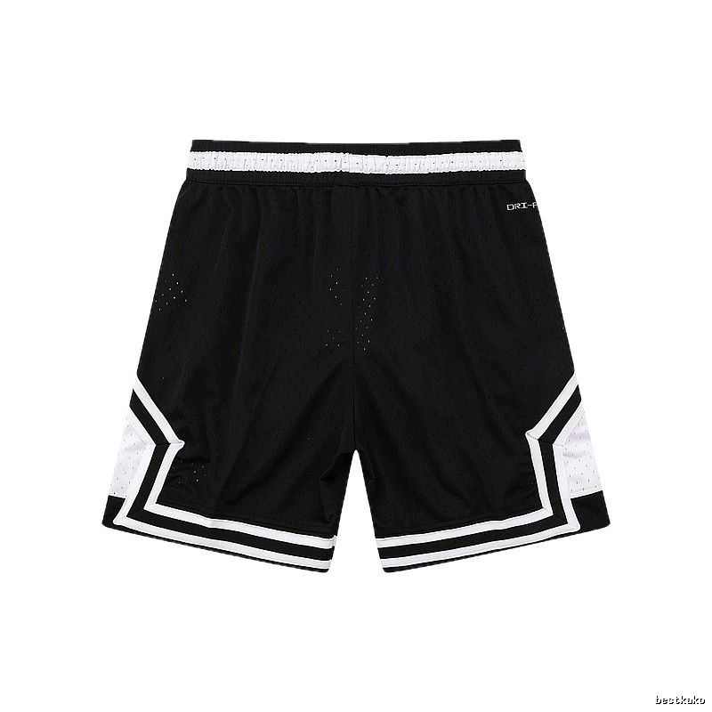 AJ Sporty Black and White Shorts