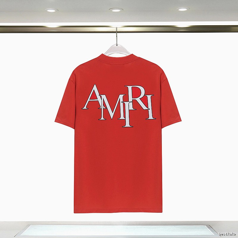 Amiri Gift Ready Graphic T-shirt White Blue Amiri with Fresh Pattern