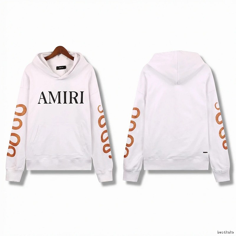 AMIRI letter - printed white sweatshirt