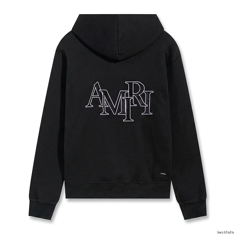 AMIRI letter-style black sweatshirt