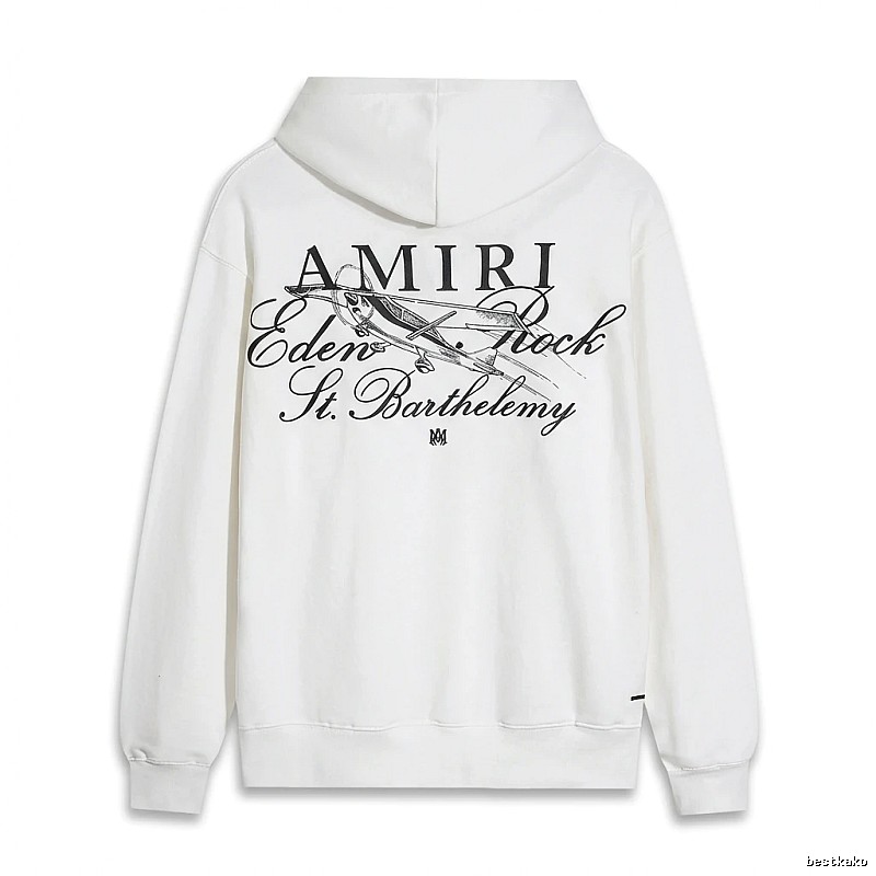 AMIRI Printed Casual White Sweatshirt