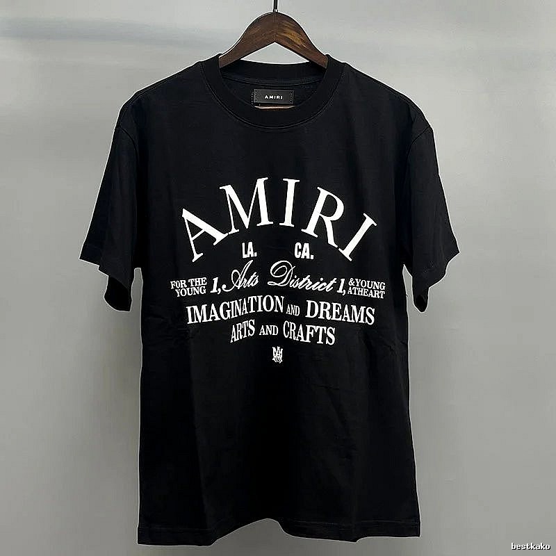 Amiri White Black Records Graphic T-Shirt Minimal Look