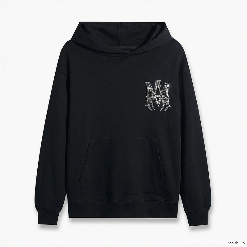 AMIRI's trendy and cool black hoodie