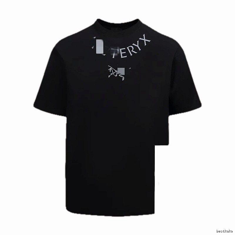Arc'teryx Printed Functional Style Black Short Sleeve T-shirt