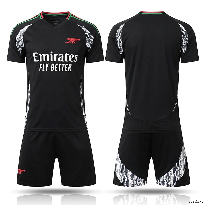 Arsenal retro-style black jersey