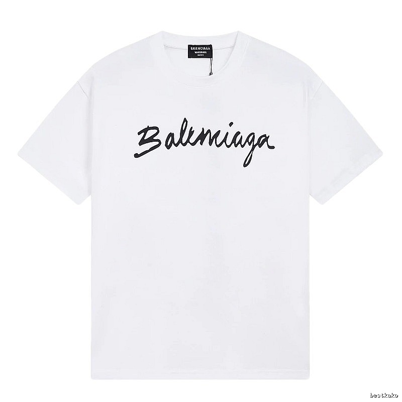 Balenciaga letter simple white T-shirt