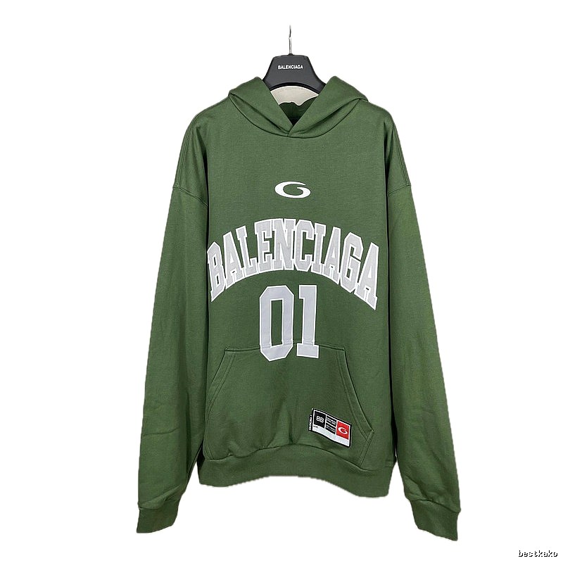 Balenciaga sporty green sweatshirt