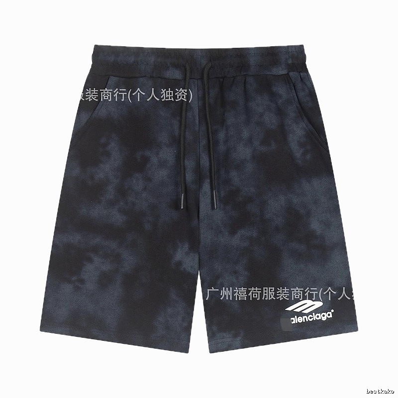 Balenciaga tie-dye style shorts