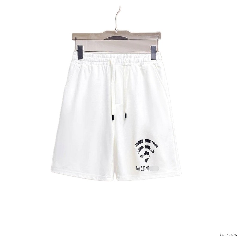 Balenciaga WiFi Printed Street Style White Shorts