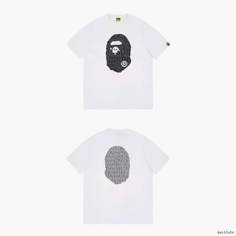 Bape Ape Head Simple White T-shirt