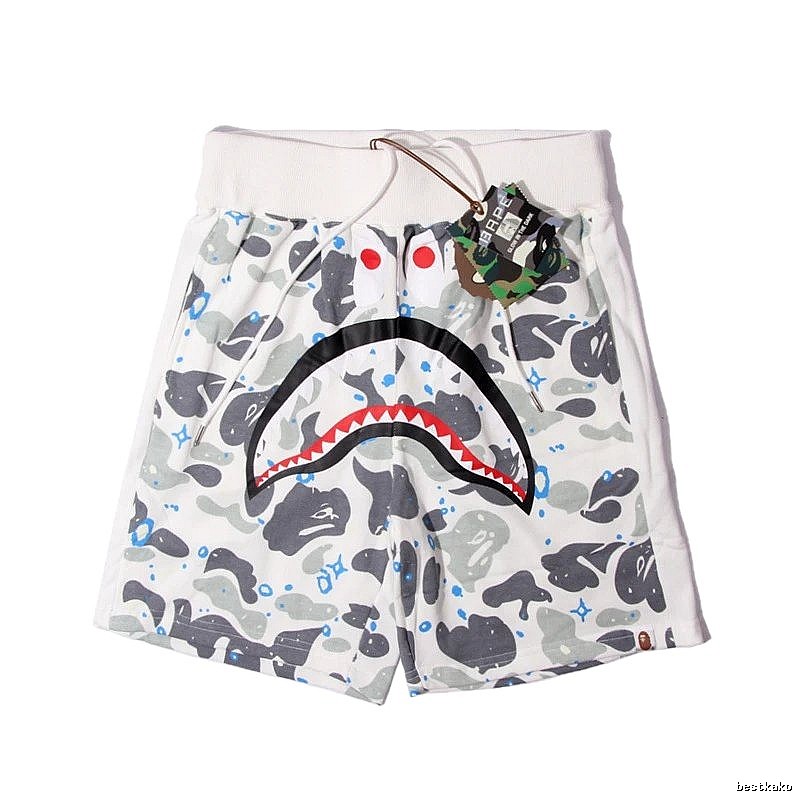 Bape Shark Camouflage Shorts