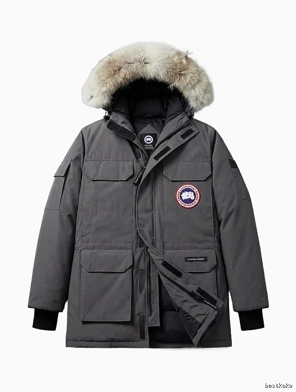Canada Goose Parka Style Dark Grey Down Jacket