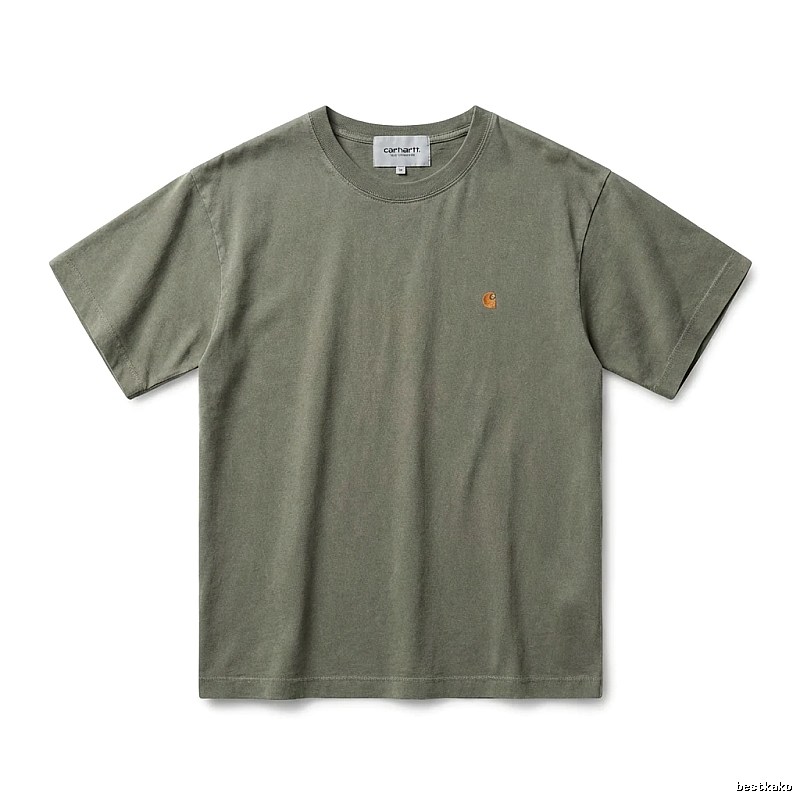 Carhartt basic retro style olive green T-shirt
