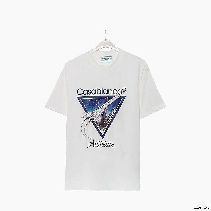 Casablanca Universe Wind White T-shirt
