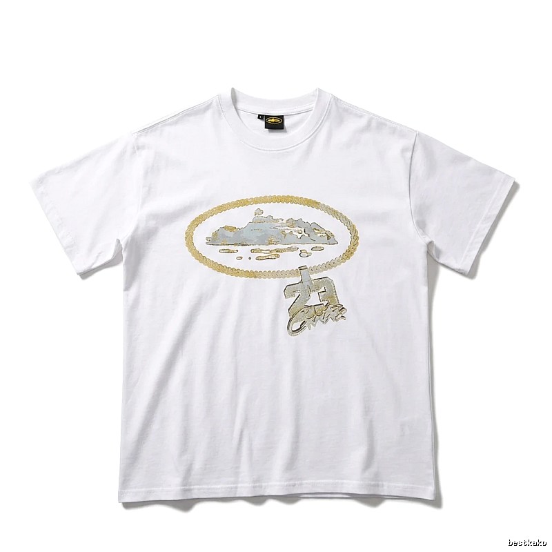 Corteiz Printed Trendy White T-shirt