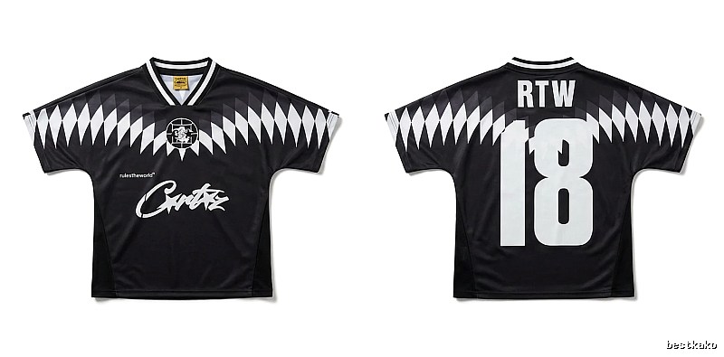 Corteiz RTW Series Black and White Wind Top