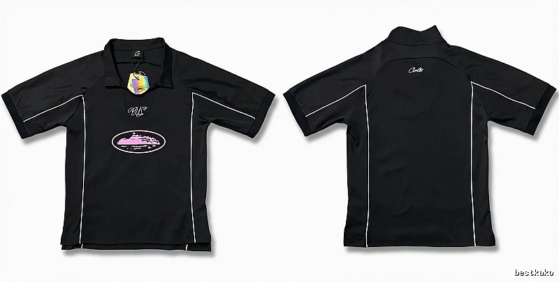 Corteiz sporty black short sleeves