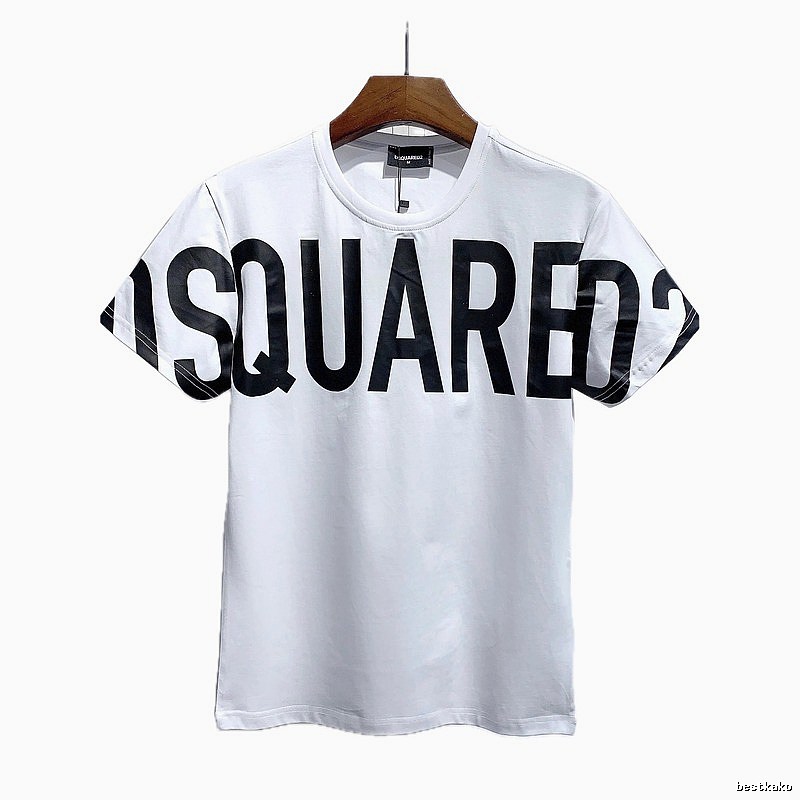 DSQUARED2 Lettering Street Style White T-shirt