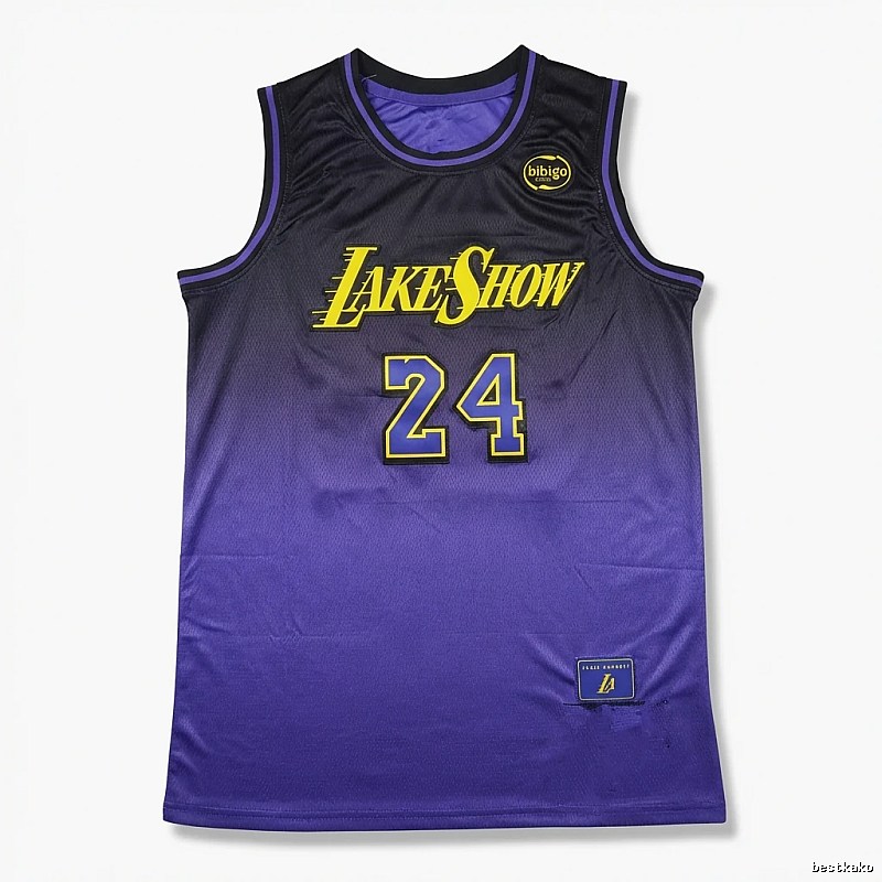 Lakers gradient-style basketball uniforms