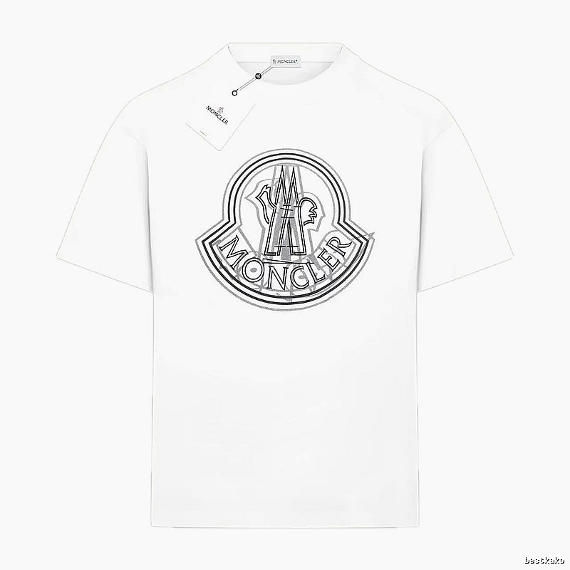 Moncler classic and simple style white T-shirt