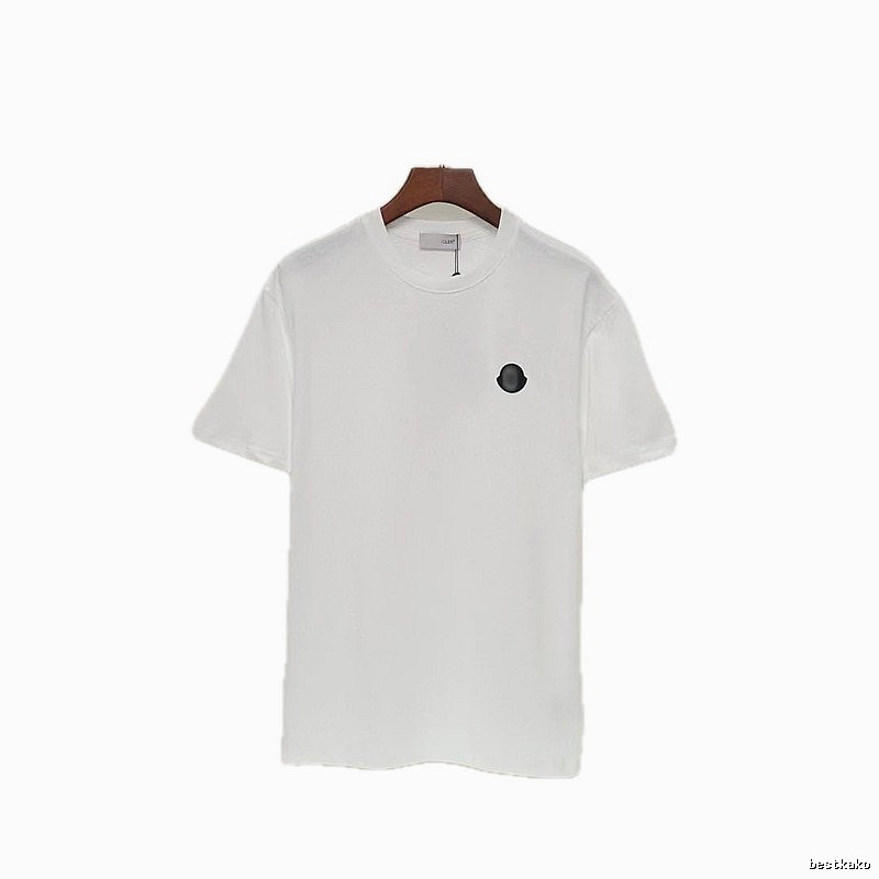 Moncler Minimalist Casual Style White Short-sleeved T-shirt