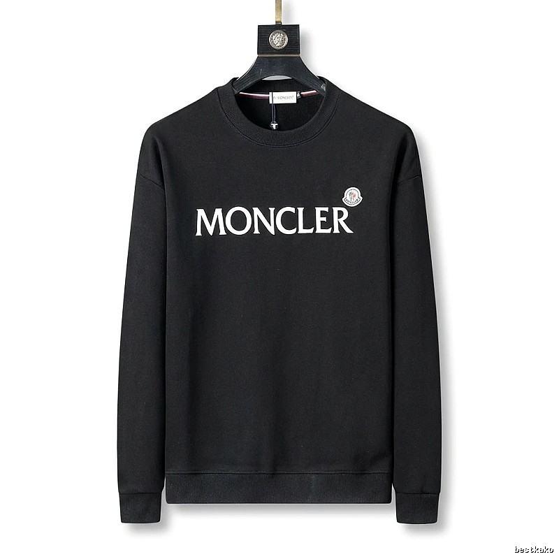 Moncler simple-style black sweatshirt