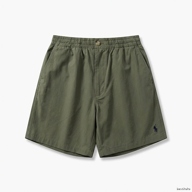Ralph Lauren's casual-style military green shorts