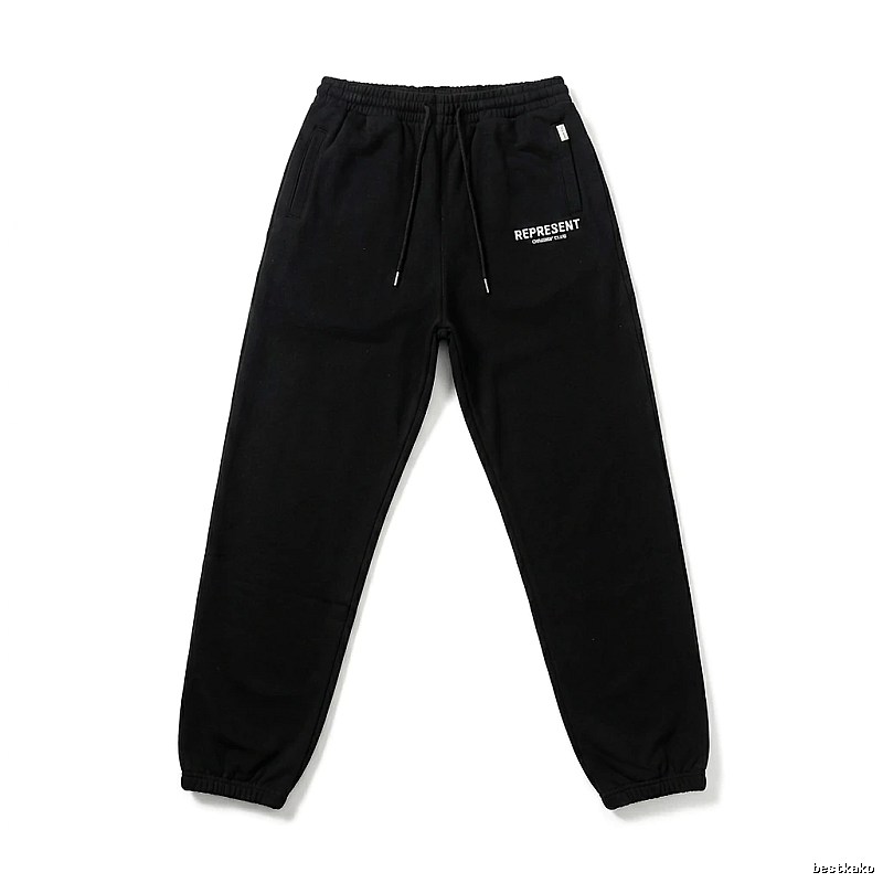 Represent Basic Style Casual Black Sweatpants