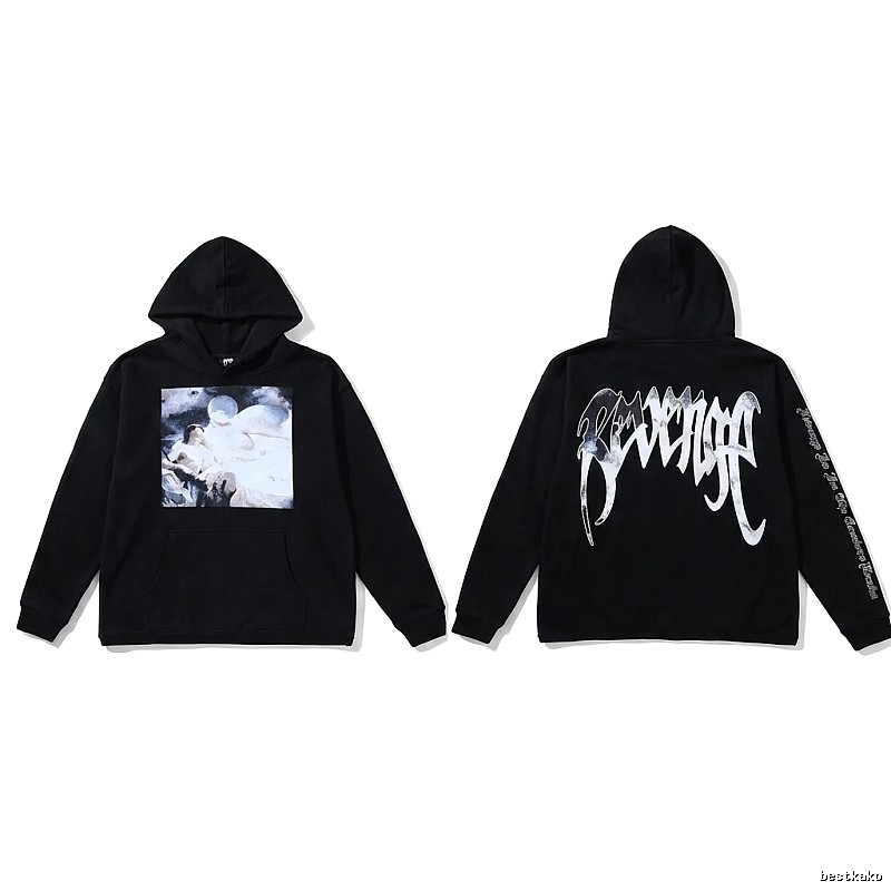 Revenge dark style black hoodie