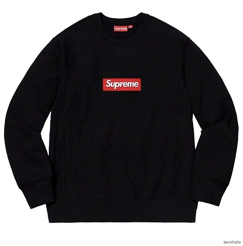 Supreme Easy Match Logo hoodie Gray Red Oversized for Everyday Use
