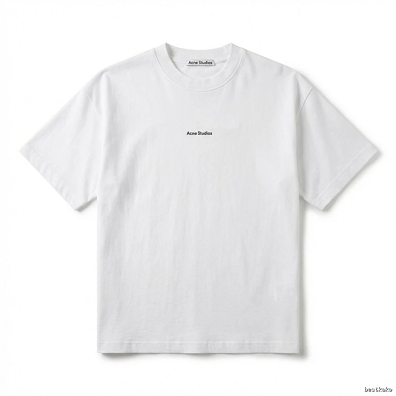 Acne Studios minimalist style white T-shirt