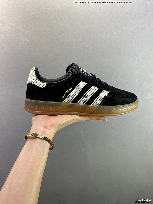 Adidas Black and White Low-Profile Sneakers and Tonal Toe Panel