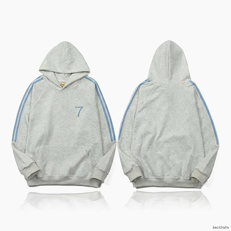 Adidas minimalist style grey hoodie