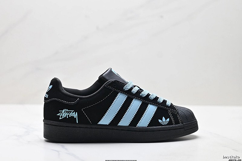 Adidas Originals Trendy Cool Black and Blue Shoes