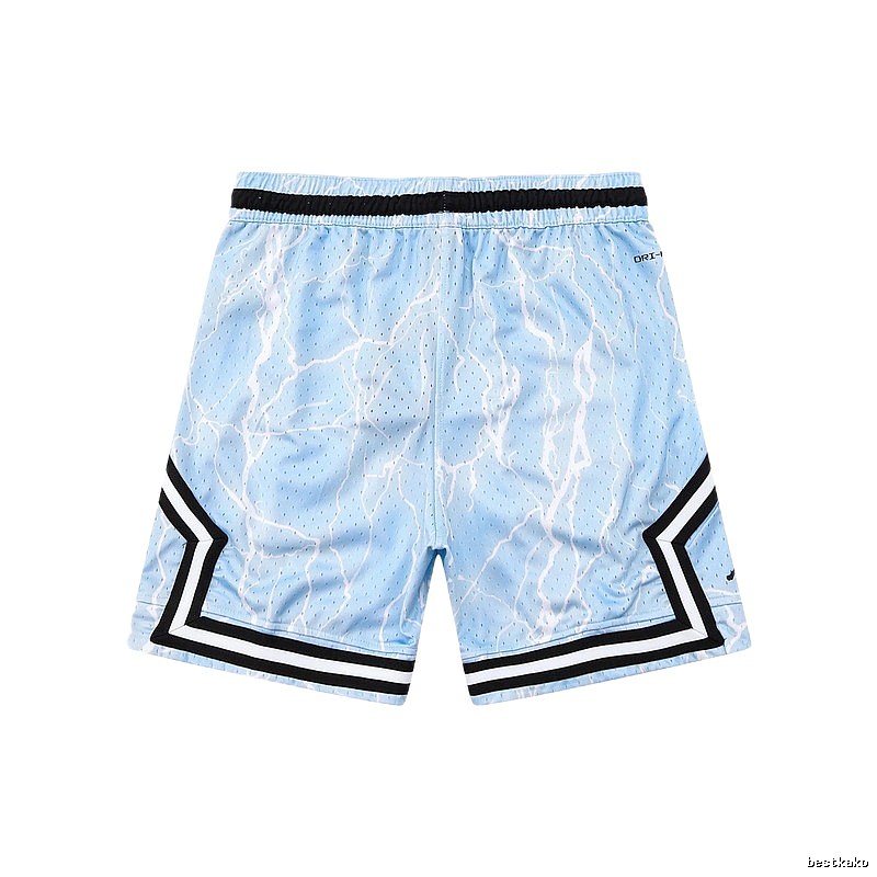 AJ Lightning Pattern Athletic Shorts