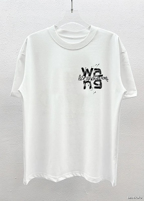 Alexander Wang Graffiti Street Style White T-Shirt