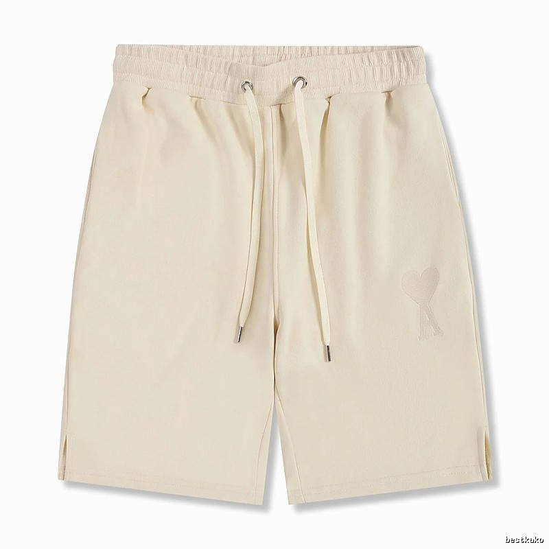 AMI casual style off-white shorts