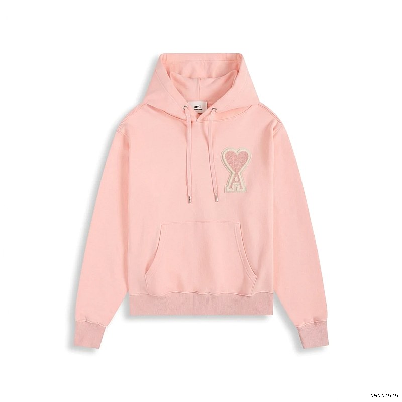 AMI Love Pink Hoodie