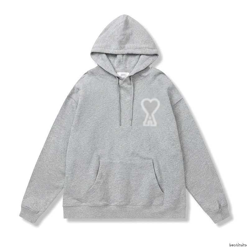 AMI Love Series Grey Hoodie