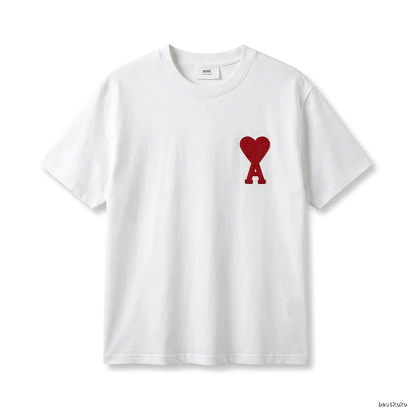AMI Love Simple White T-shirt