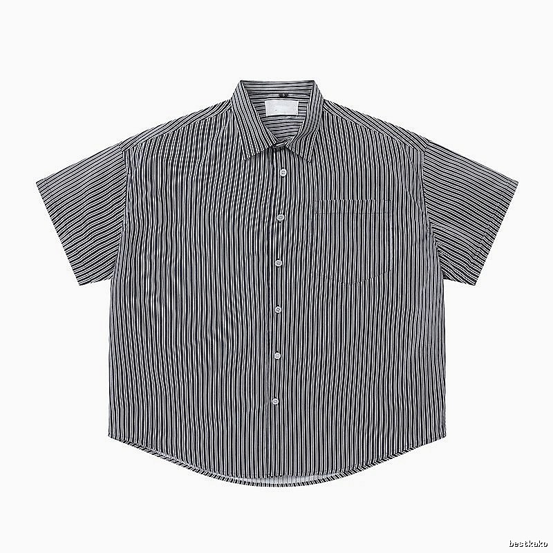 AMI striped retro-style shirt