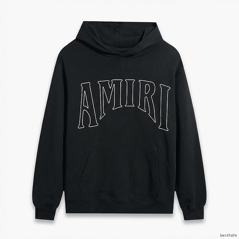 AMIRI Alphabet Style Black Sweatshirt