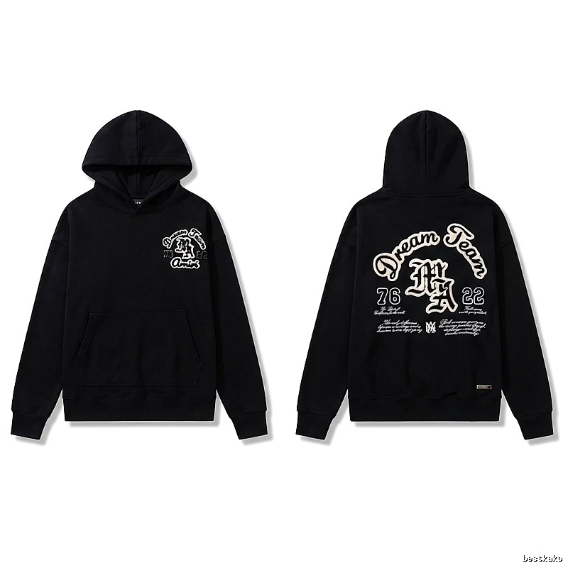 AMIRI Black Retro Hoodie