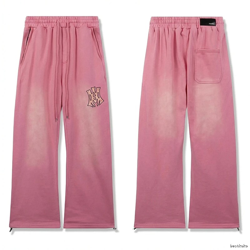 AMIRI casual style pink long trousers