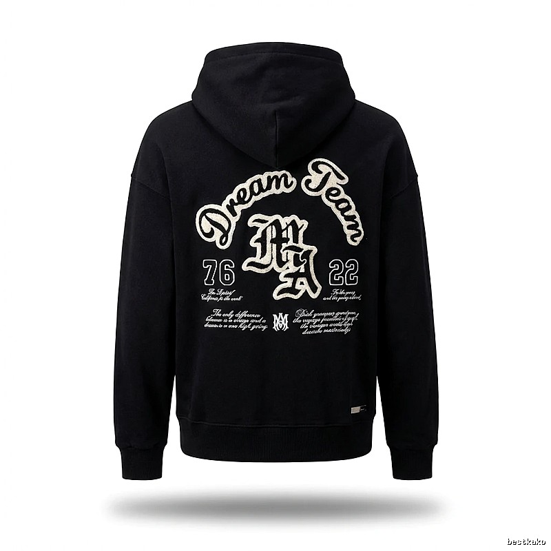 AMIRI Dream Team retro-style black sweatshirt