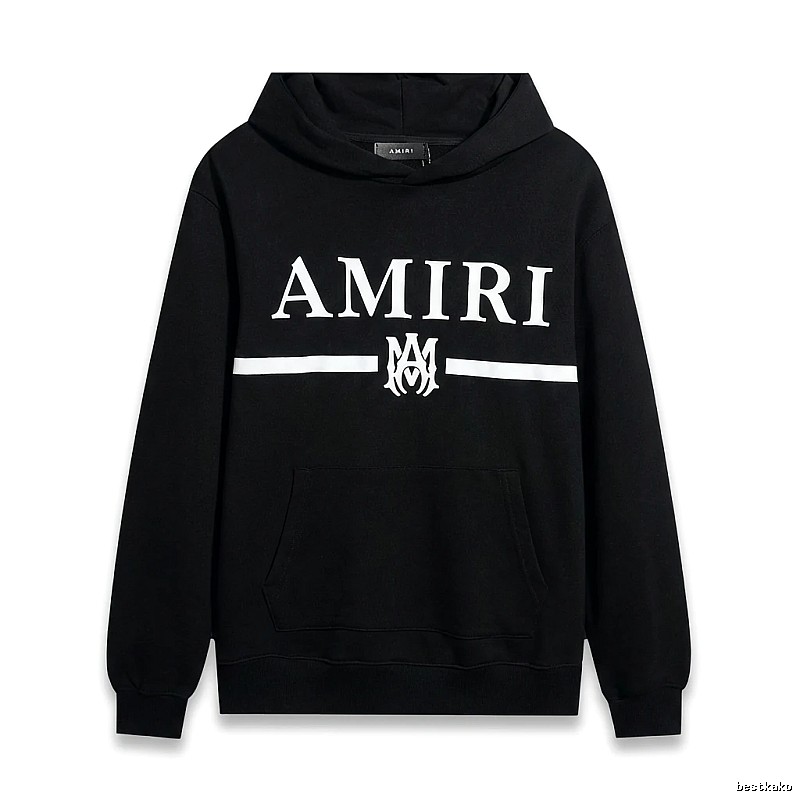 AMIRI Letter Print Black Sweatshirt