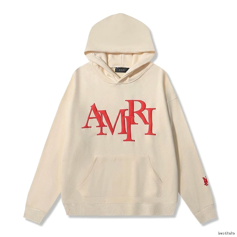 AMIRI Letter Style Beige Sweatshirt