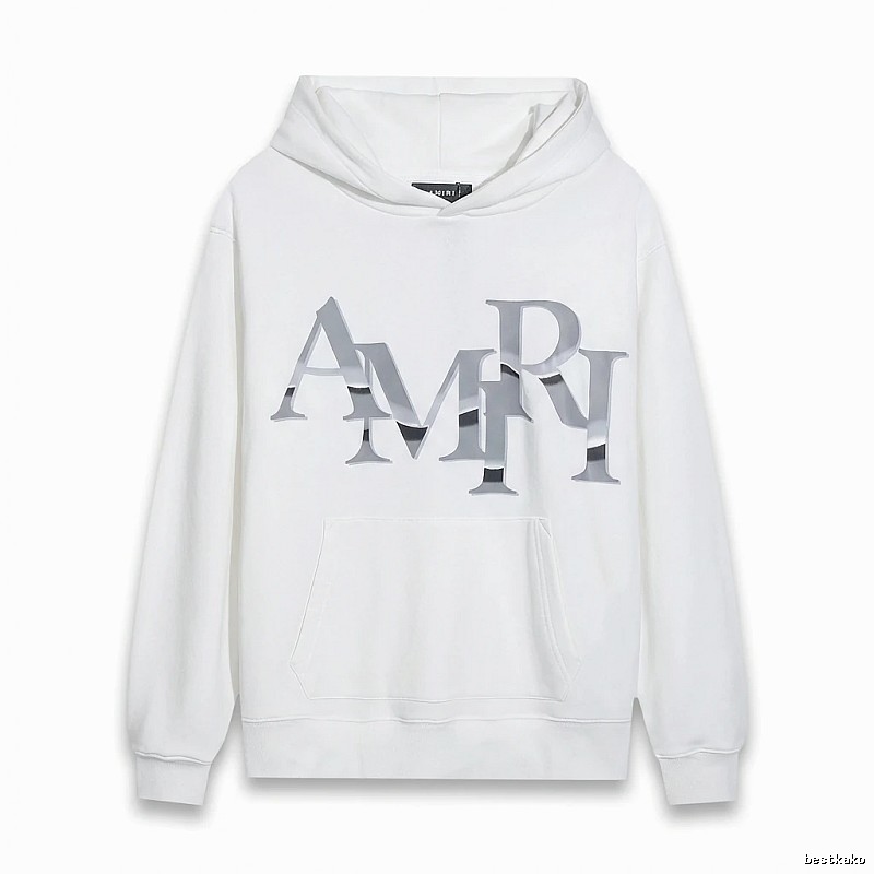 AMIRI Letter Style White Sweatshirt