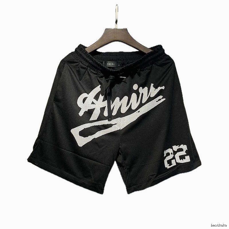 AMIRI Printed Street Style Black Shorts