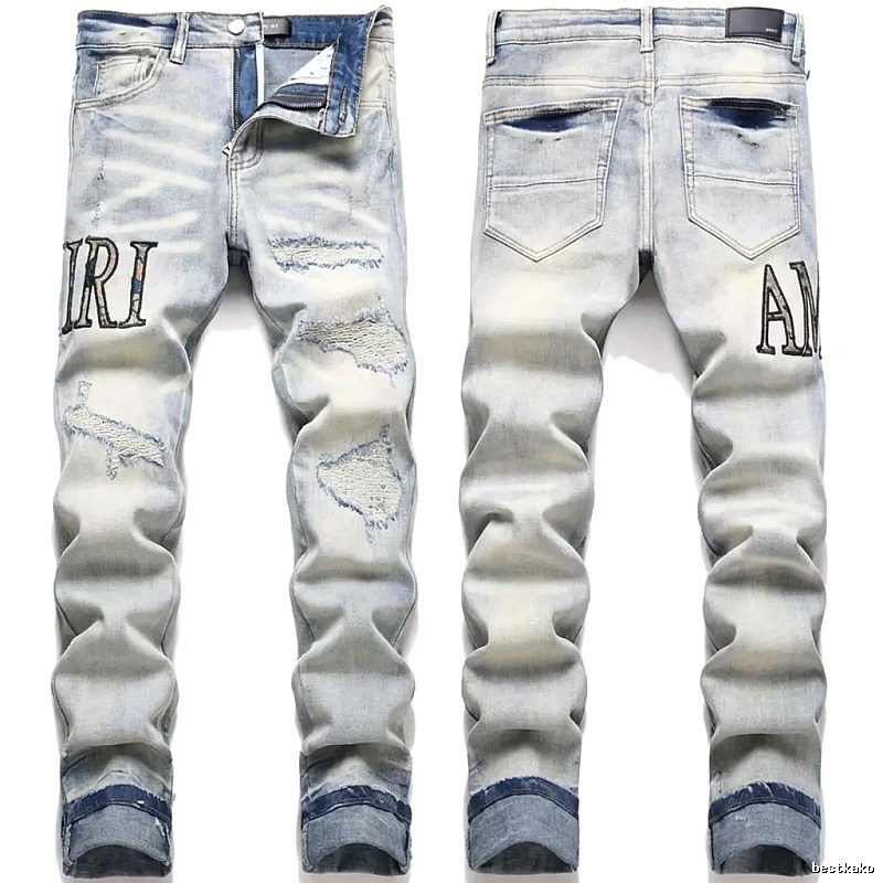 AMIRI Ripped Trendy Brand Jeans